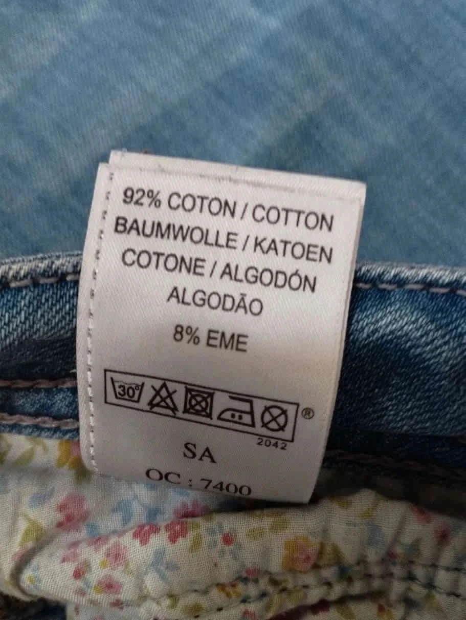 Vintage y2k Kaporal 5-jean - rechte pasvorm - lage taille - rekbaar - lichtblauw - – photo 15